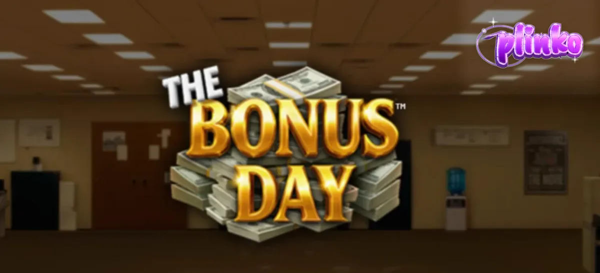 Tampilan visual slot The Bonus Day dengan tema kantor